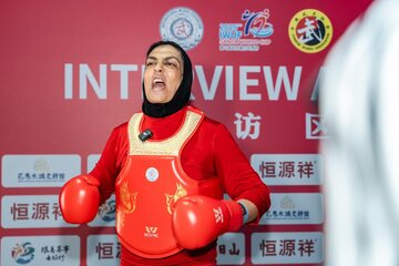 طلای شهربانو منصوریان در جام جهانی ساندا ۲۰۲۵ چین؛ دومین طلای ایران درخشید