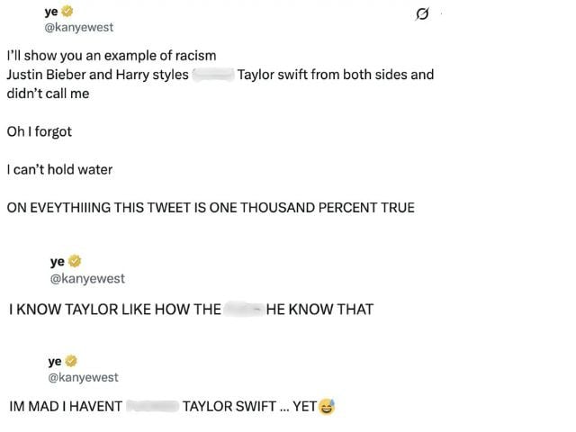 Kanye West Reignites Taylor Swift Feud with Shocking Tweets